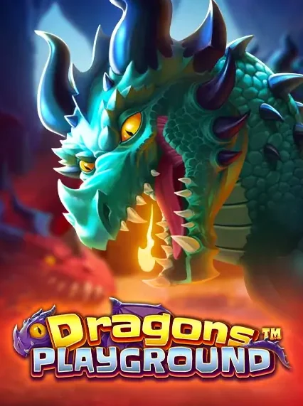 Decorative casino game artwork for Luck Leopard: Dragons Playground