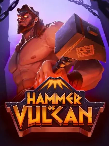 Decorative casino game artwork for Luck Leopard: Hammer Of Vulcan
